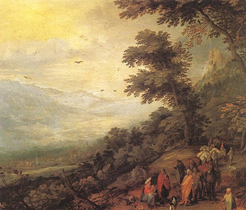 Gathering of Gypsies in the Wood fddf, BRUEGHEL, Jan the Elder